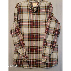 Red Head Shirt Mens XLT Long Sleeve Plaid Flannel Button Cotton Pocket